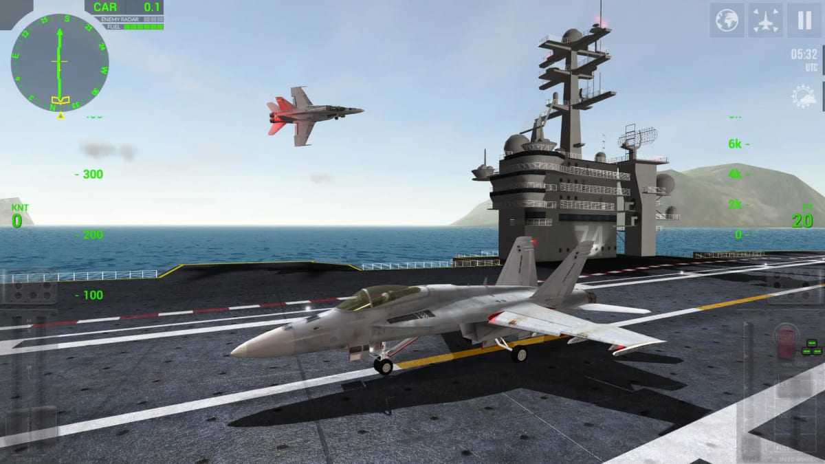 بازی F18 Carrier Landing Lite