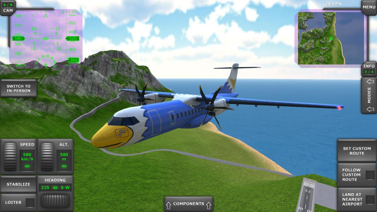 بازی Turboprop Flight Simulator